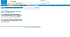 Desktop Screenshot of lalettredeleducation.fr
